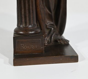 Bronze « Femme à l’Antique» d’E. Bouret – XIXe