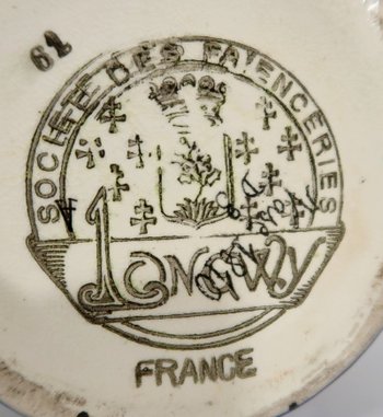 Petit Vase à décors de Fleurs en Émaux de Longwy – Début XXe