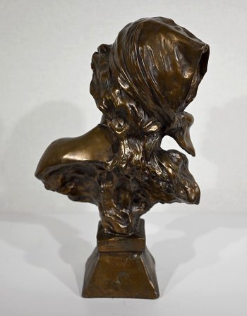 Bronze " Saïda " by E. Villanis - Early XXth century