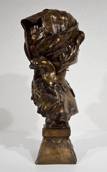 Bronze " Saïda " by E. Villanis - Early XXth century