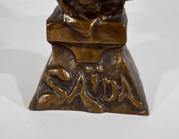 Bronze " Saïda " by E. Villanis - Early XXth century