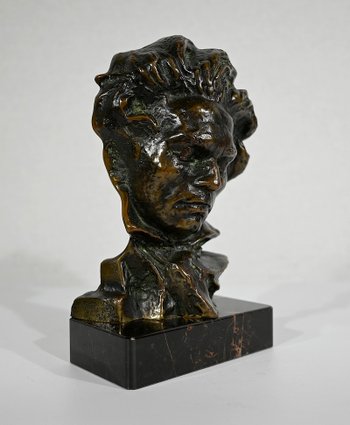 Bronze " Beethoven " by P. Le Faguays -1930