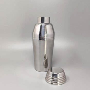 1970 Étonnant Cocktail Shaker par Guy Degrenne en Acier Inoxydable. Fabriqué en France