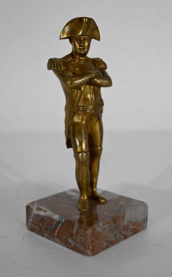 Bronze with golden patina of Napoleon - Early XXth century