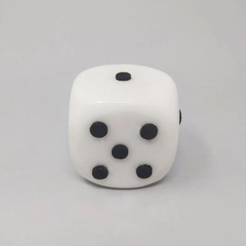 1970 Superb pair of large dice in Italian marble. Made in Italy