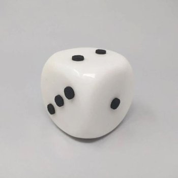 1970 Superb pair of large dice in Italian marble. Made in Italy