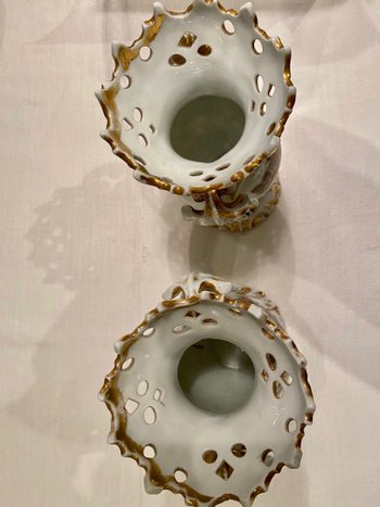 Pair of Paris porcelain vases