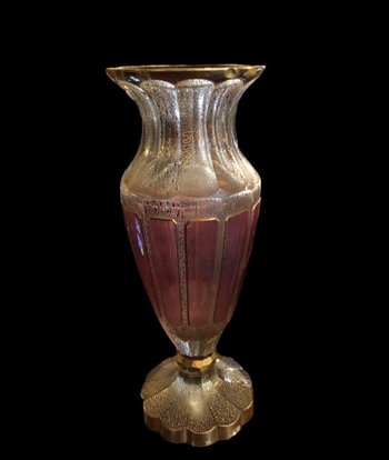 Vase - Crista - Manufacture Moser - Czechoslovakia - About 1900