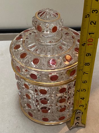 COTTON POT OR OTHER IN BACCARAT CRYSTAL