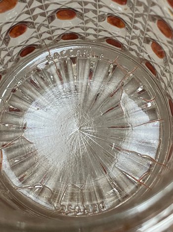 COTTON POT OR OTHER IN BACCARAT CRYSTAL