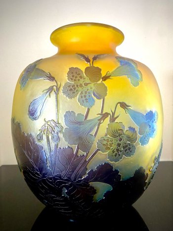 Vase Gallé Art Nouveau "Hibiscus"