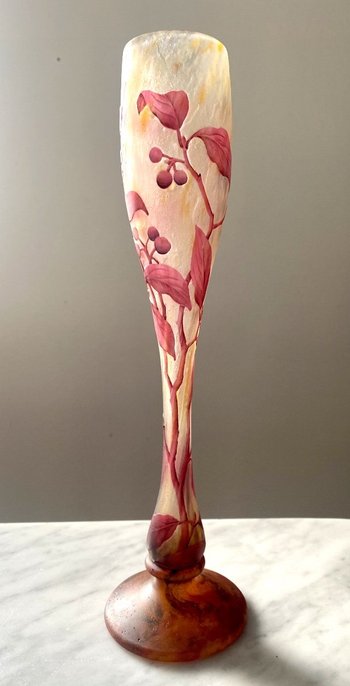 Daum Art Nouveau vase