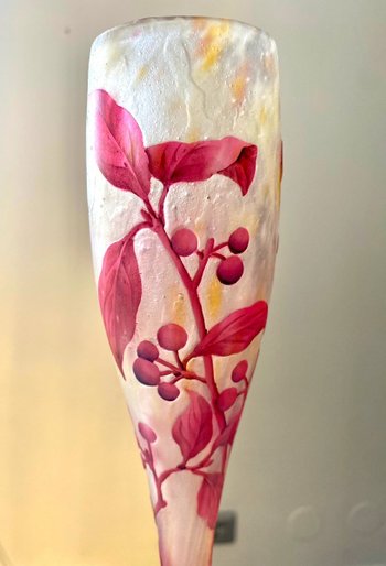 Daum Art Nouveau vase