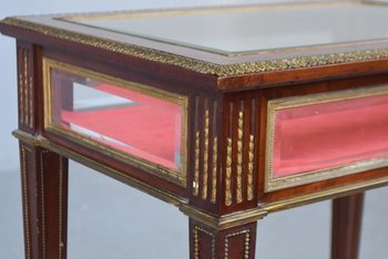             Mahogany Display Case Louis XVI period XIXth century