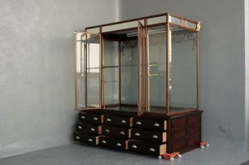 Bedeutende Vitrine Napoleon III Gusseisen Bronze