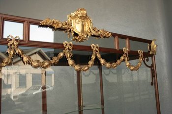 Bedeutende Vitrine Napoleon III Gusseisen Bronze