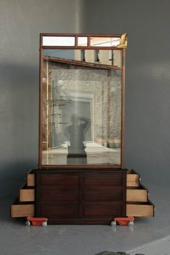 Bedeutende Vitrine Napoleon III Gusseisen Bronze