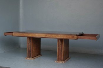 Table 1950 Piètement En Marbre Brêche