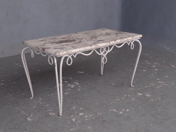 Wrought Iron Table 1940's From René Prou