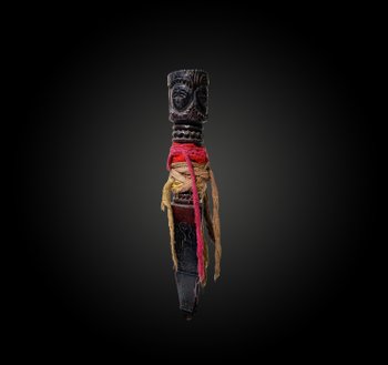 Ritual DAGGER namens Phurbu Tibet Ende des 19. Jahrhunderts