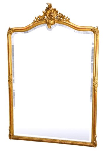 Mirror 182x124 Wood And Gilded Stucco Napoleon III period