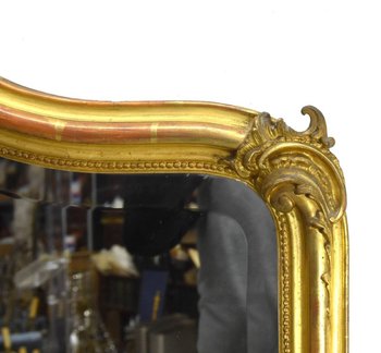 Mirror 182x124 Wood And Gilded Stucco Napoleon III period