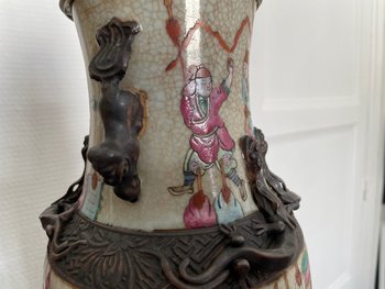 Lampada a vaso di Nanchino del XIX secolo