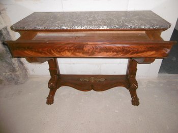 Mahogany Console