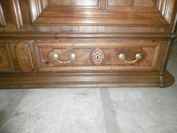 Important 18th Century Castle Cabinet