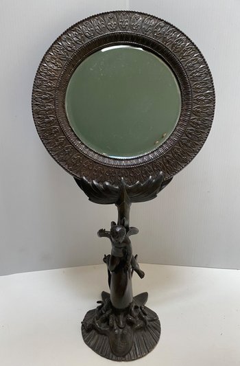 BRONZE TABLE MIRROR