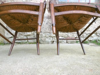 Pair Of Country Armchairs