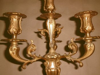 Pair Of Candelabras Louis XVI