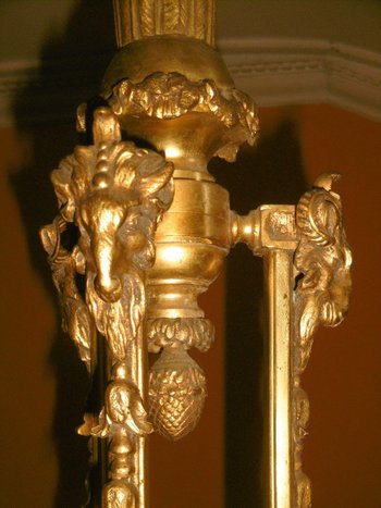 Lampadario Putti in bronzo