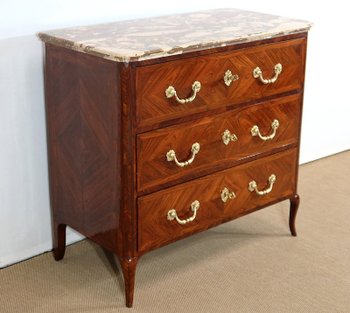 Commode en Bois de Violette, époque Louis XV – XVIIIe