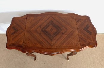 Rosewood salon table, Louis XV style, Napoleon III period - Mid 19th century