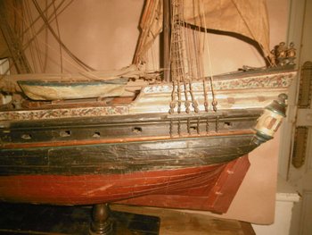 Model of a sailing ship 19th century