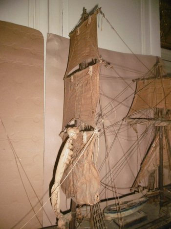 Model of a sailing ship 19th century