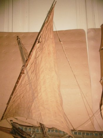 Model of a sailing ship 19th century