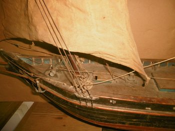 Model of a sailing ship 19th century