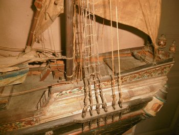 Model of a sailing ship 19th century