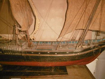 Model of a sailing ship 19th century