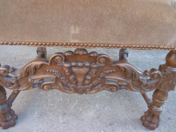 Paire de fauteuils Louis XIII