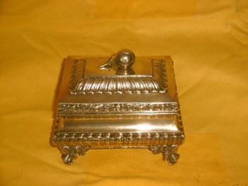 Solid silver box