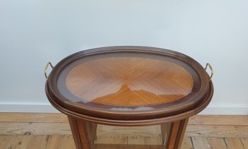 Table a thé anglaise à caisson circa 1920