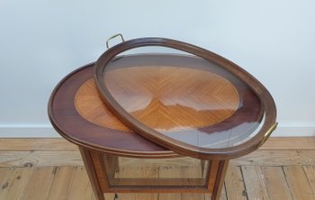 Table a thé anglaise à caisson circa 1920