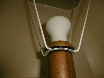 Lampe "pieds de zèbre"