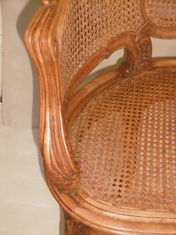 Fauteuil de bureau Louis XV