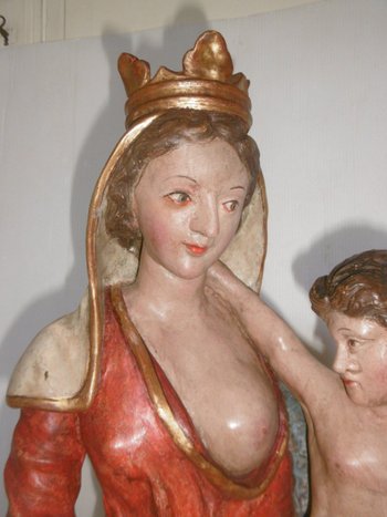 Vierge à l'enfant à la couronne