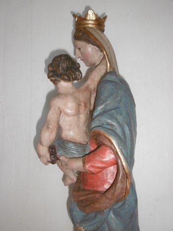 Vierge à l'enfant à la couronne