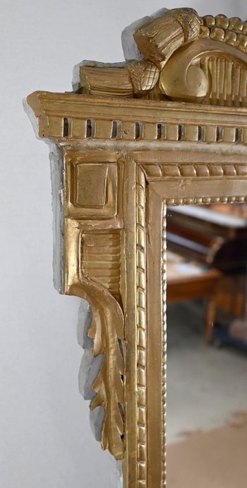 Miroir en Bois Doré, style Louis XVI – Fin XIXe